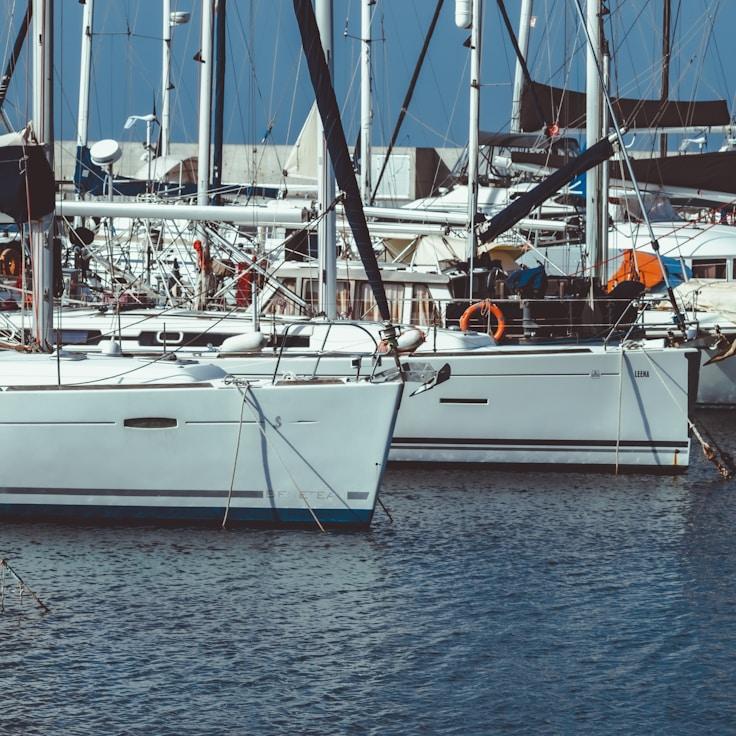 Yacht lifestyle scene